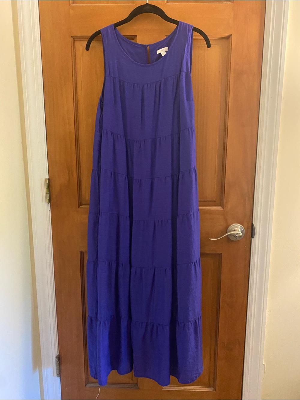 Gorgeous royal purple J. Jill Saguaro Maxi Dress, Petite Medium